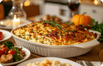 Parmentier poulet à la purée de carotte