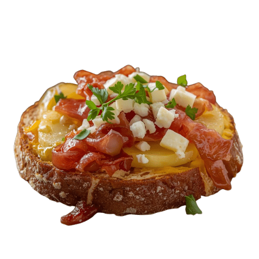 Bruschetta-jambon-pdt-fromage