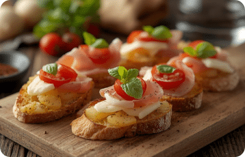 Bruschetta jamb-pdt-fromage